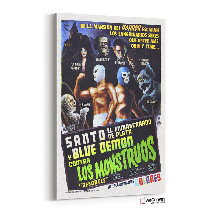 Santo y Blue Demon vs Los Monstruos Poster