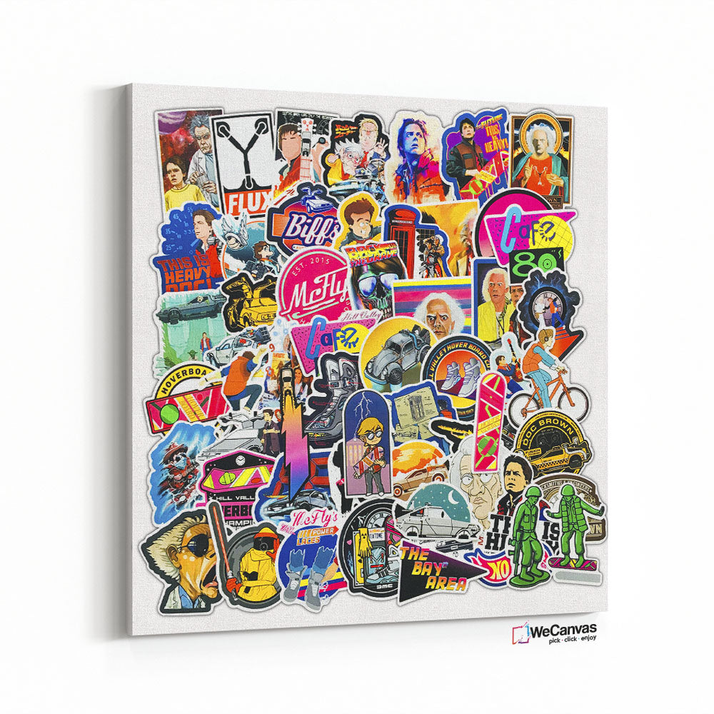 Stickers Back to the future