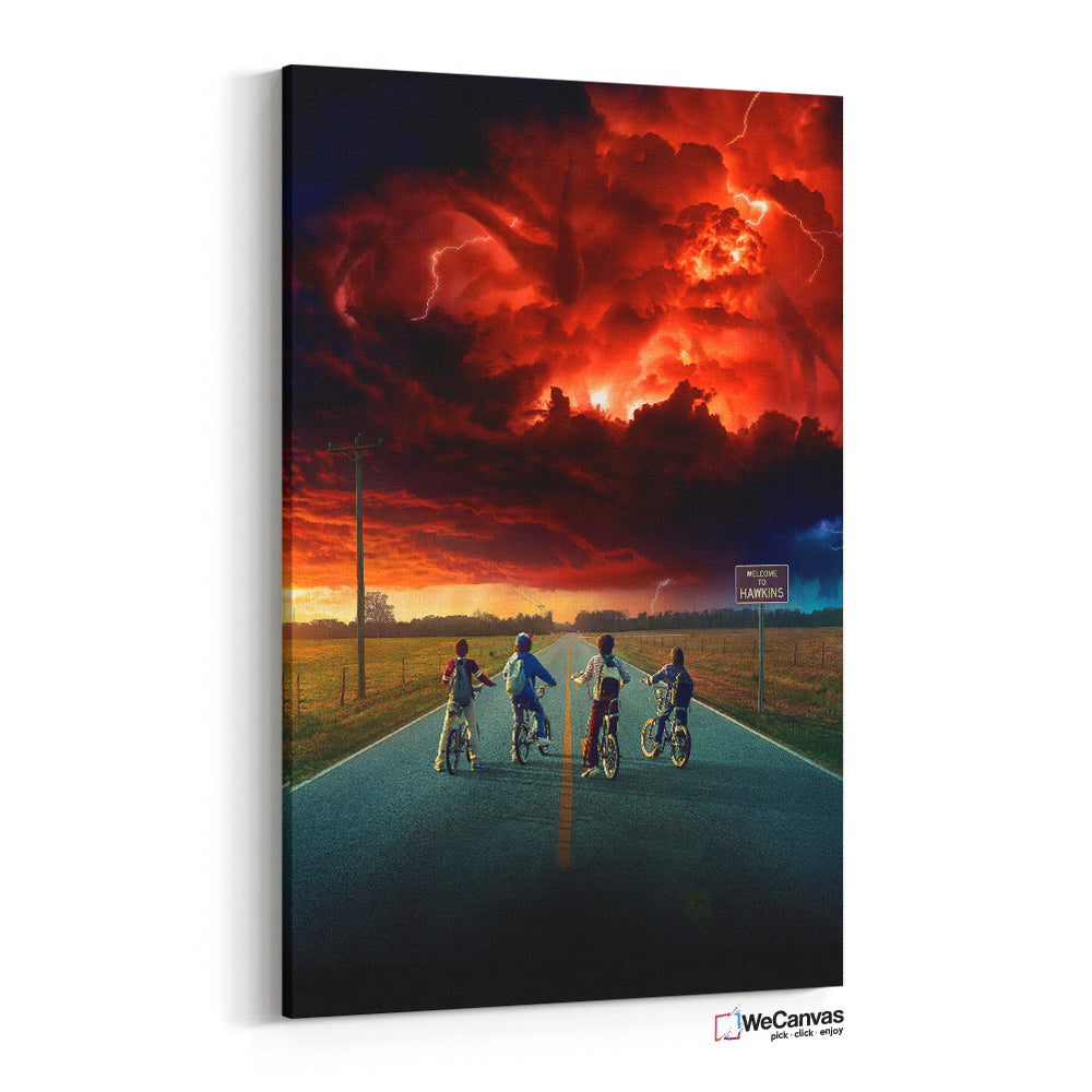 Stranger Things Amigos en bicicleta V