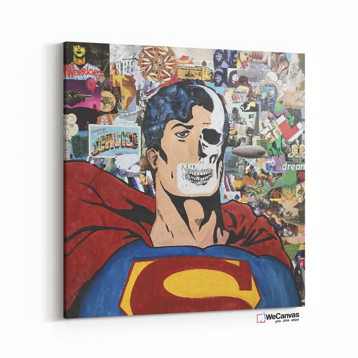 Superman Skull Collage