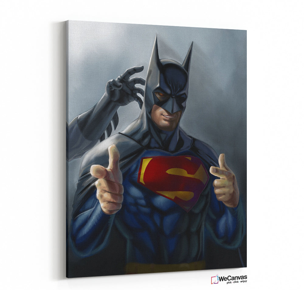 Superman disfrazado de Batman
