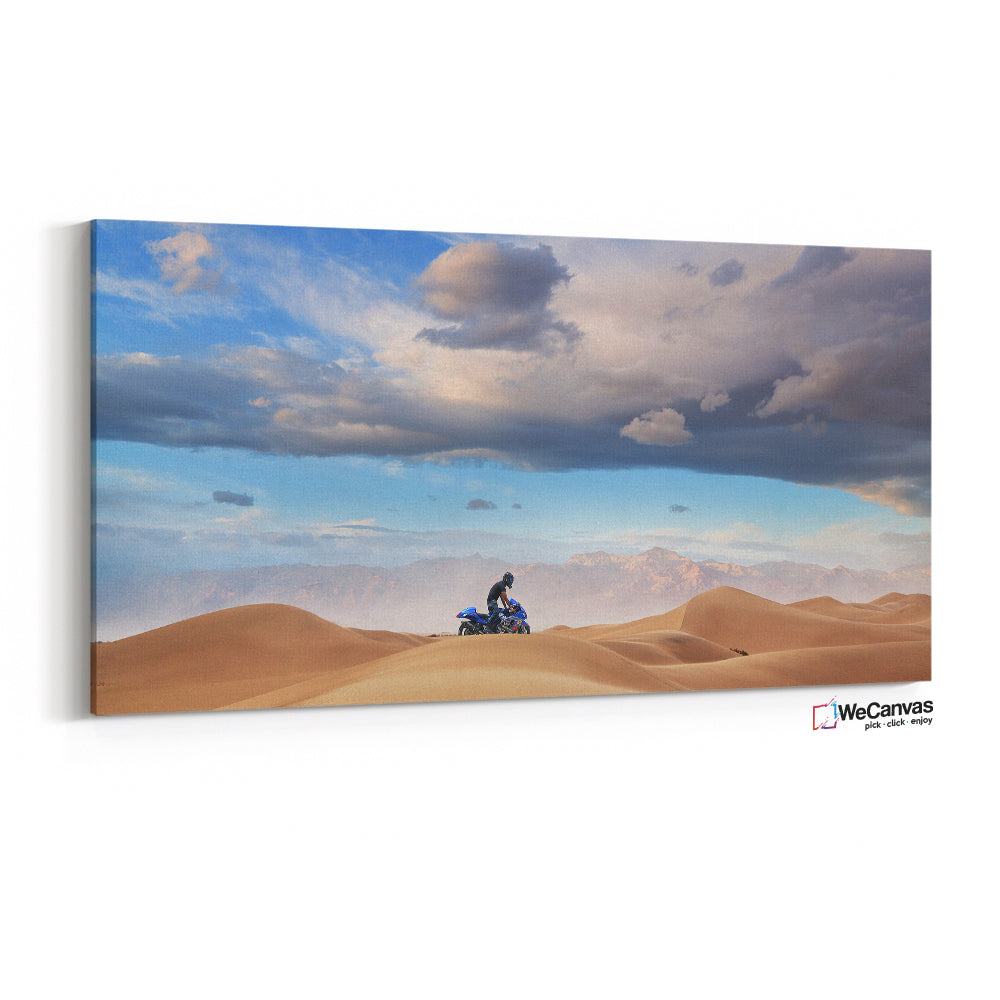 Suzuki hayabusa in desert