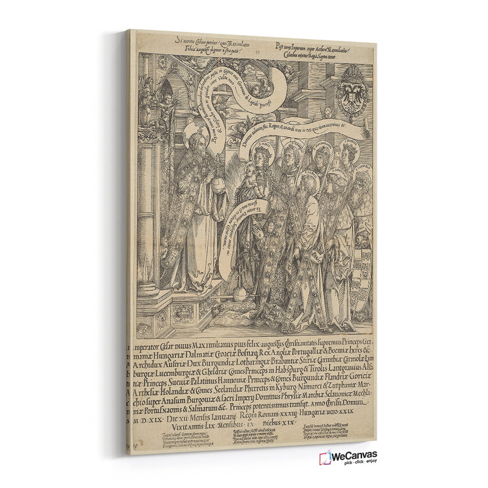 The Emperor Maximilian Presented to Christ
