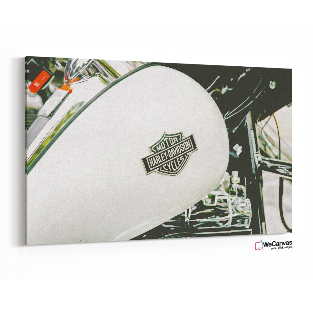White Branding Harley