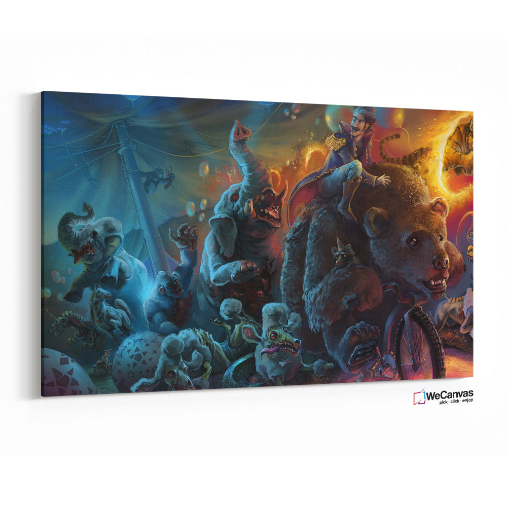 Zombie animals in circus